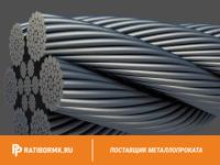 Канат стальной 40 мм ГОСТ 3077-80 ЛК-О 6х19(1+9+9)+1