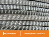Канат стальной 6,3 мм ГОСТ 3071-88 ТК 6х37(1+6+12+18)+1
