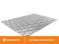 Лист рифленый оцинкованный 3х1250х2500 мм ромб ГОСТ 8568-77