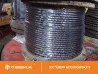 Канат стальной 5,7 мм ГОСТ 3077-80 ЛК-О 6х19(1+9+9)+1