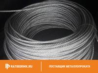 Канат стальной 15 мм ГОСТ 3063 ТК 1х19 (1+6+12)