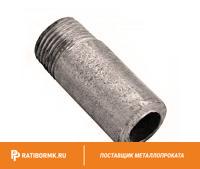 Резьба стальная оцинкованная Ду 50 2'' L=45мм ГОСТ 3262-75