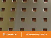 Лист перфорированный оцинкованный 1х1250х2500 мм Qg 10,0-28,0