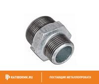 Ниппель стальной оцинкованный Ду 25 1'' ГОСТ 8965-75