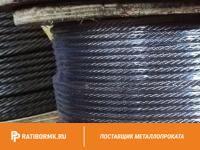 Канат стальной 6,4 мм ГОСТ 3077-80 ЛК-О 6х19(1+9+9)+1