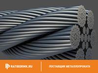 Канат стальной 41 мм ГОСТ 3077-80 ЛК-О 6х19(1+9+9)+1