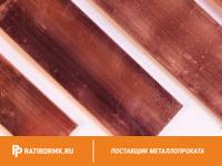 Шина медная 50х8 мм ШММ ГОСТ 434-78