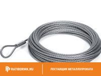 Канат стальной 5,6 мм ГОСТ 3063 ТК 1х19 (1+6+12)