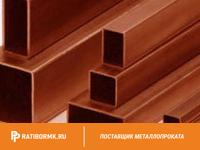 Труба медная профильная 5х9,5х1,5 МОБ ГОСТ 16774-2015