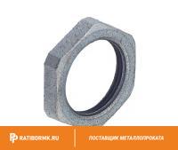Контргайка стальная оцинкованная Ду 32 1 1/4'' ГОСТ 8965-75