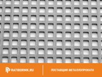 Лист перфорированный нержавеющий 0,7х1000х2000 мм Qg 5,0-8,0