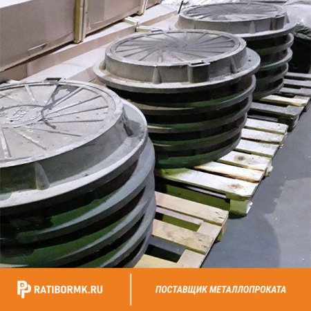 Люк телефонный легкий на шарнире с замком ГОСТ 8591-76 тип "Л