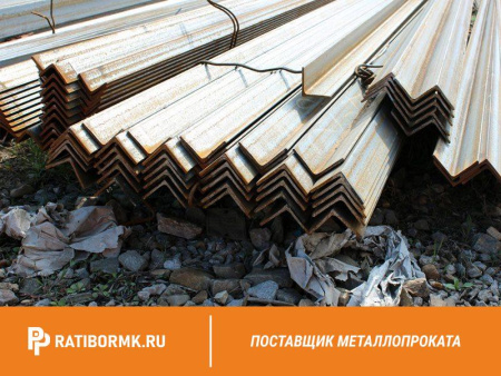 Уголок стальной равнополочный 110х110х7 мм С255 ГОСТ 8509-93
