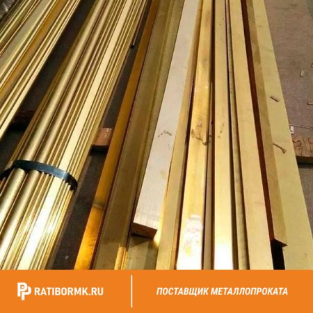 Полоса латунная 10х80 мм Л80