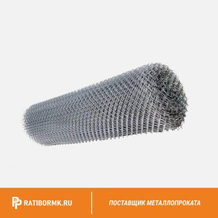 Сетка Рабица оцинкованная 15х15х1,4 мм в рулоне 1,5х10 м