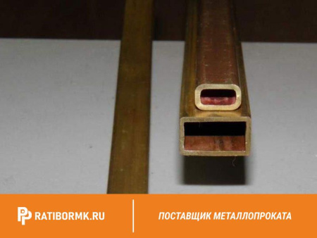Труба медная профильная 4х8х1 М2Т ГОСТ 16774-2015