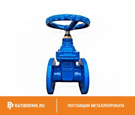 Задвижка чугунная 30Ч39Р с обрезиненным клином (107-4972)