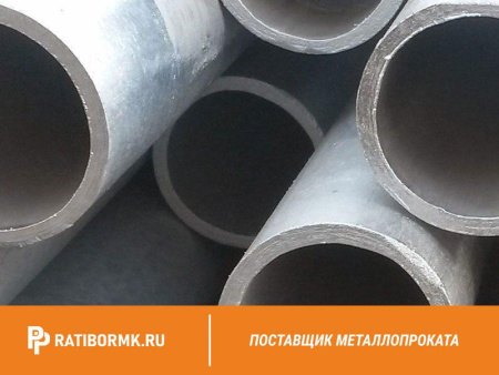 Труба оцинкованная электросварная 377х8 мм ГОСТ 10704-91